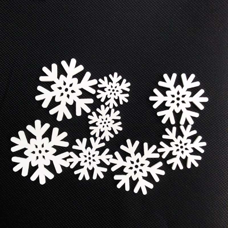 50pcs 20mm 25mm 30mm 35mm Mix  - Christmas Craft Embellishment ulasan dan harga