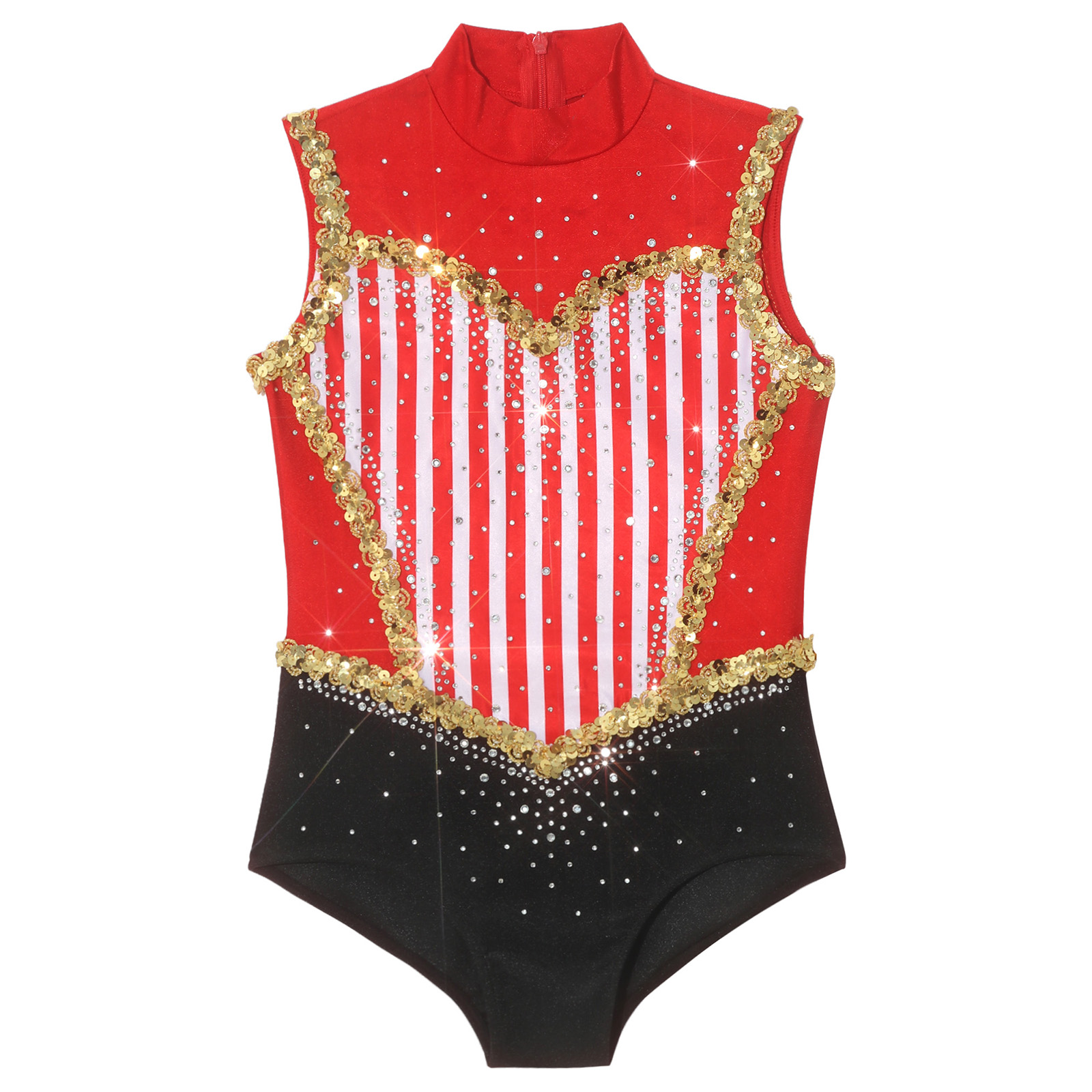 Kids Girls Rhinestones Gymnast - Rhinestone Banding Trim ulasan dan harga