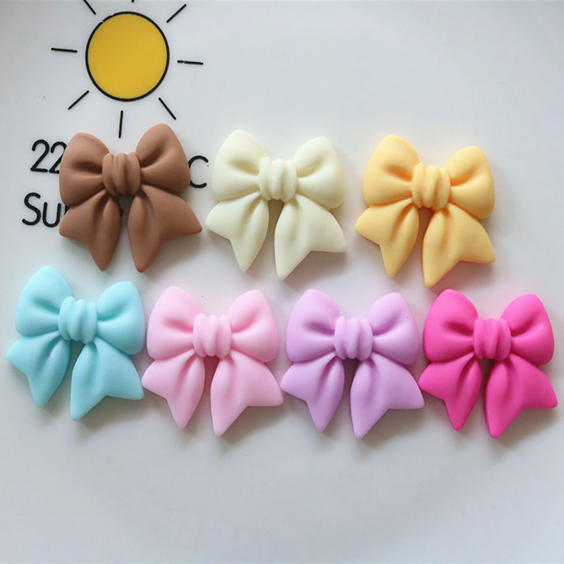 10PCS 30*29mm Bowknot Resin De - Embellishment Glue Craft ulasan dan harga