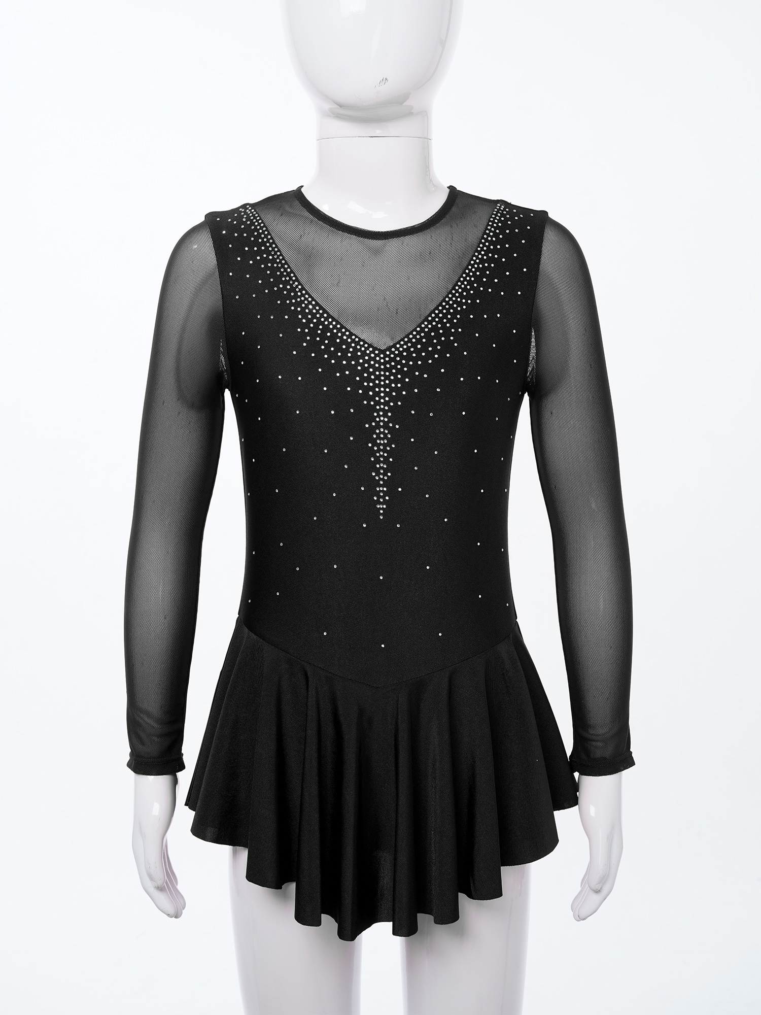 Kids Ballet Tutu Dress Rhinest - Rhinestone Banding Trim ulasan dan harga