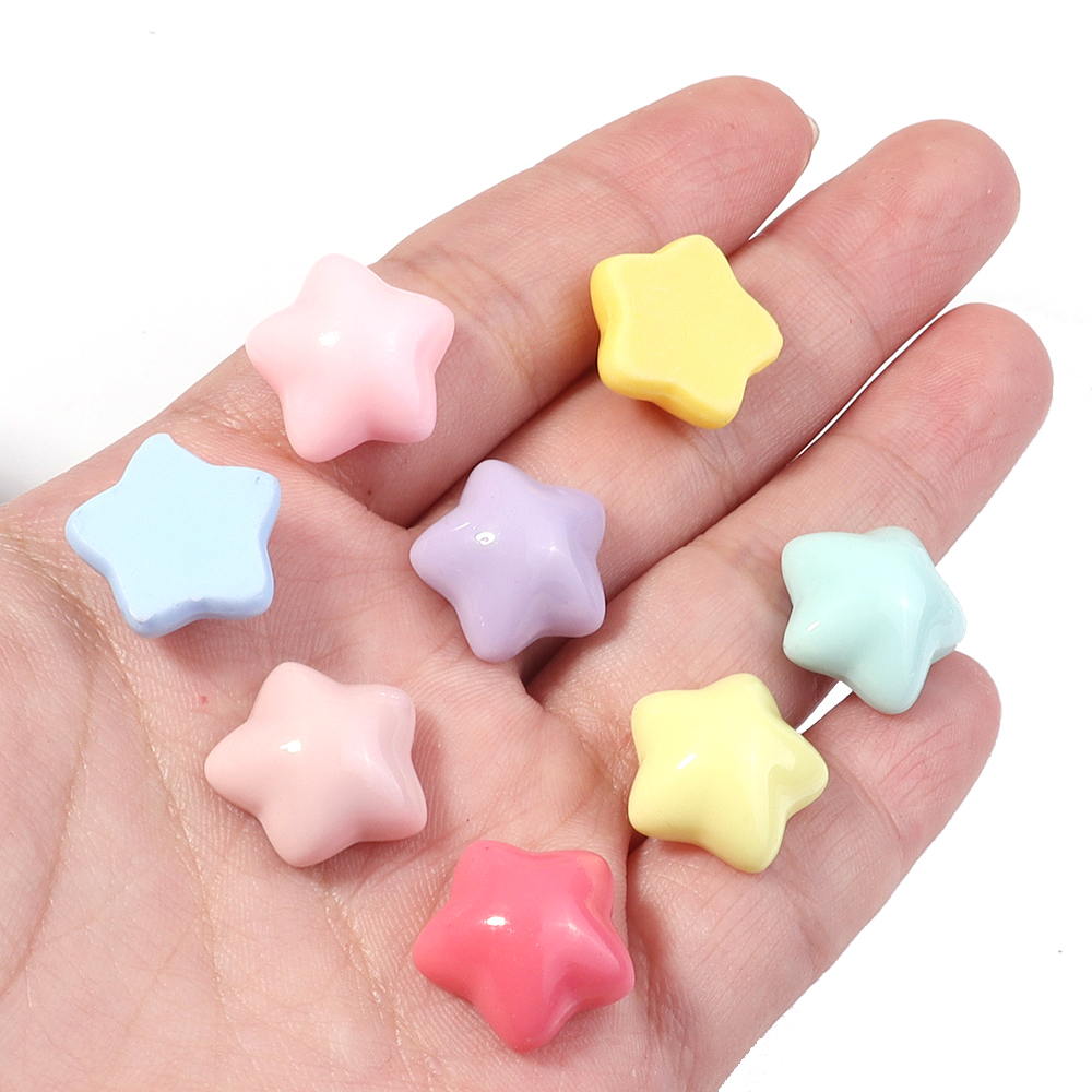 50pcs/lot 16mm Colorful Star R - Craft Embellishments ulasan dan harga