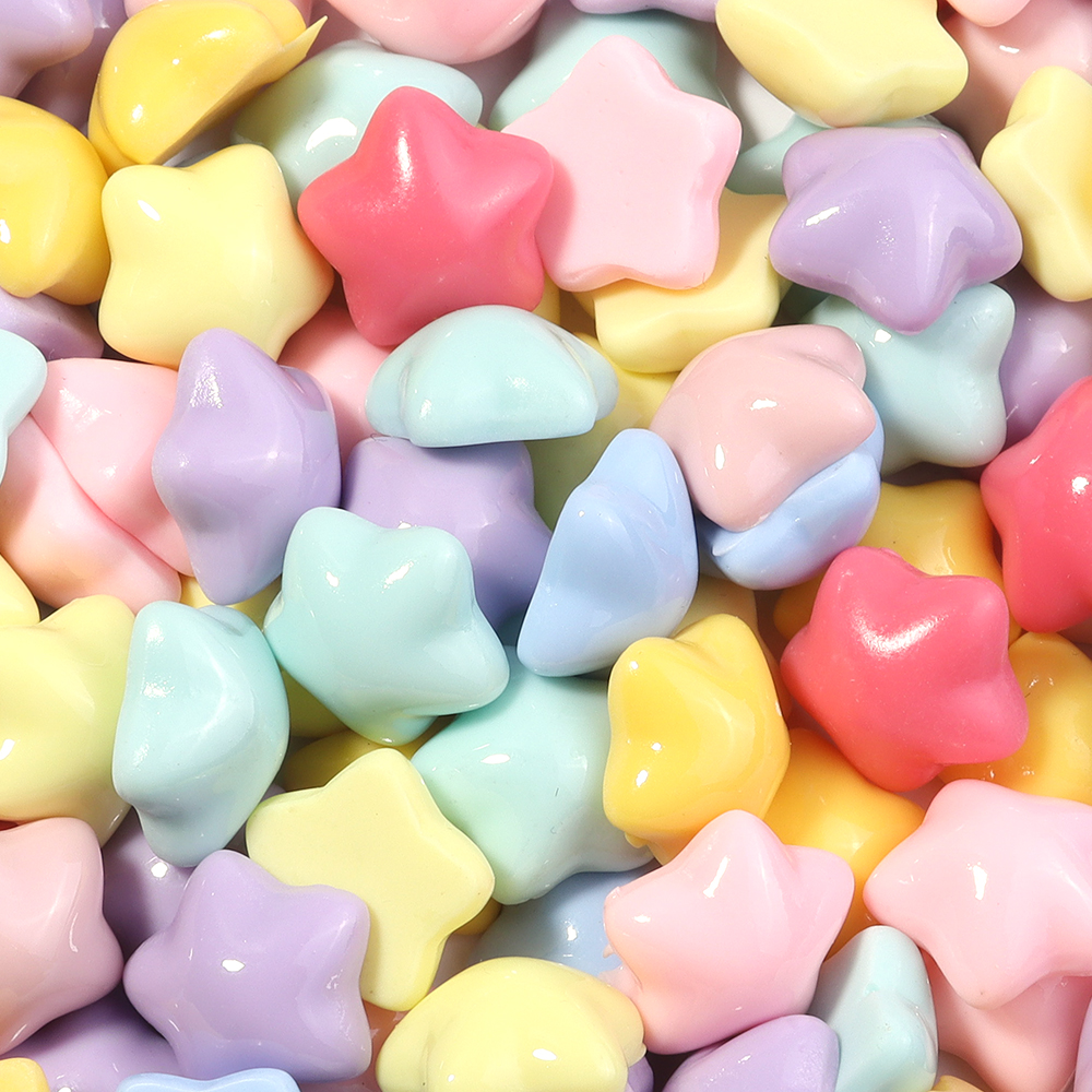 50pcs/lot 16mm Colorful Star R - Craft Embellishments ulasan dan harga