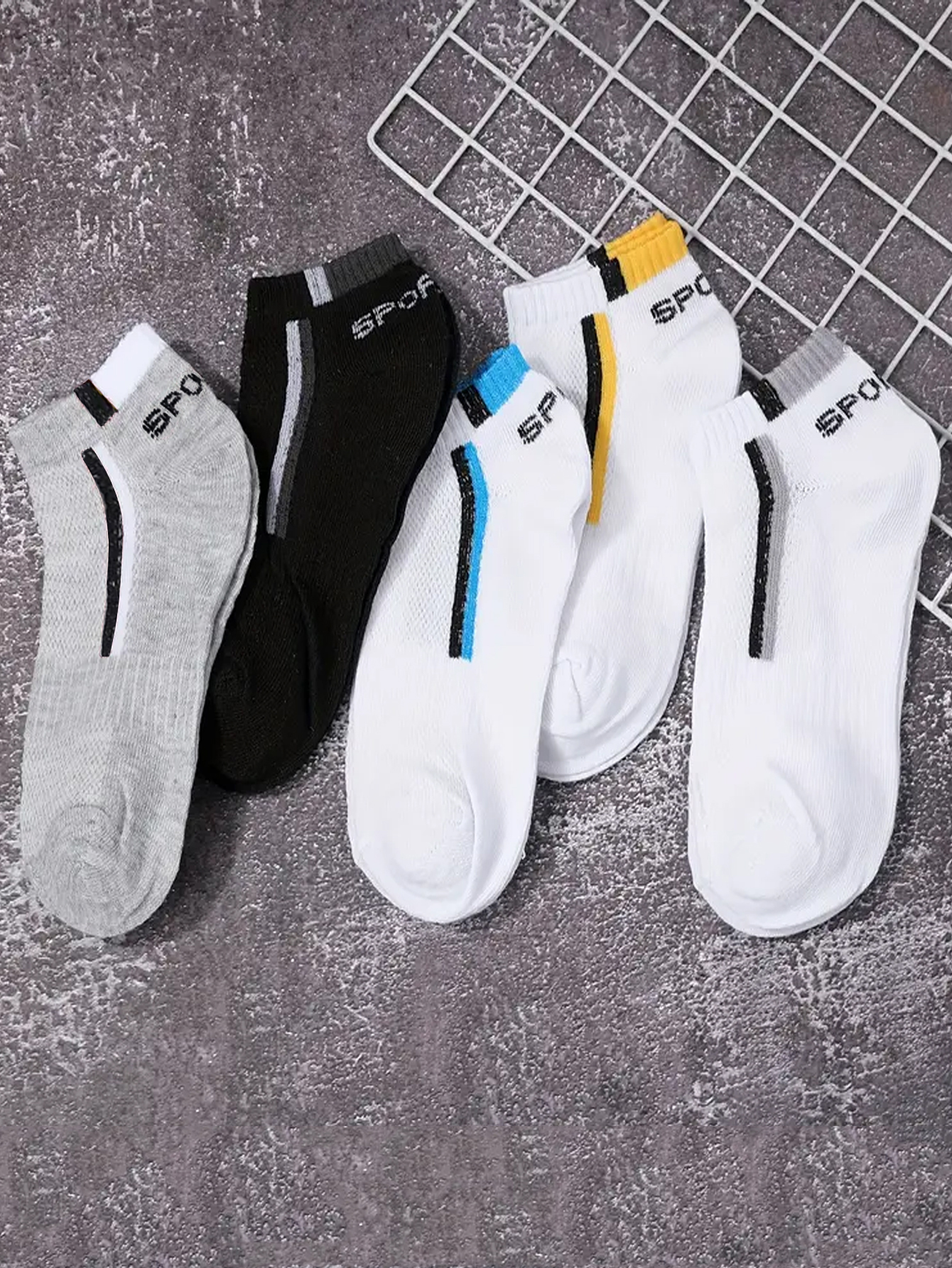 5/10/40Pair Men's Anti-Slip An - Embellish Knit ulasan dan harga