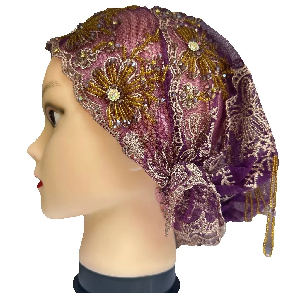 Malaysia Premium Women's Hijab - Tassel Fringe Trim ulasan dan harga