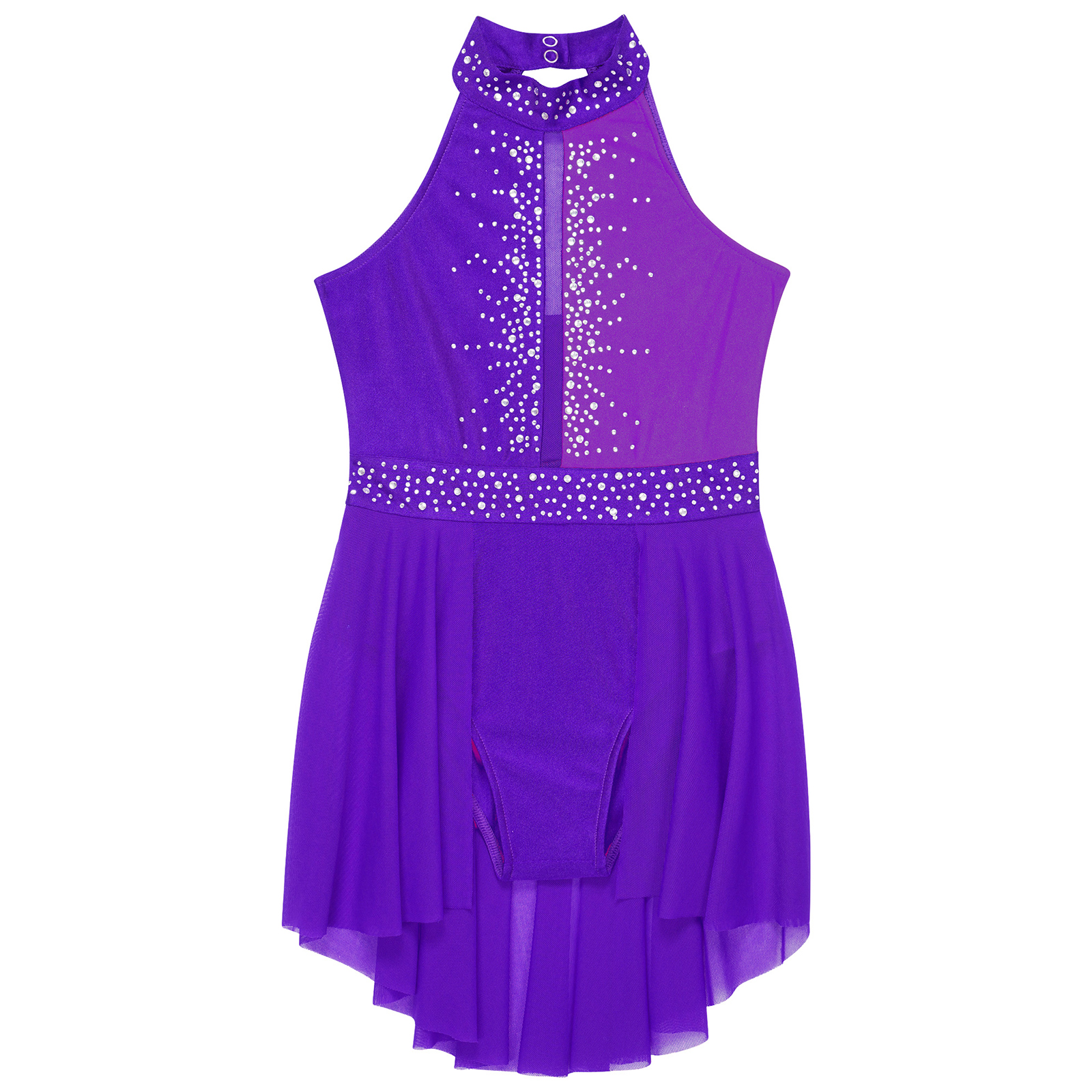 Girls Figure Skating Ballet Le - Rhinestone Banding Trim ulasan dan harga