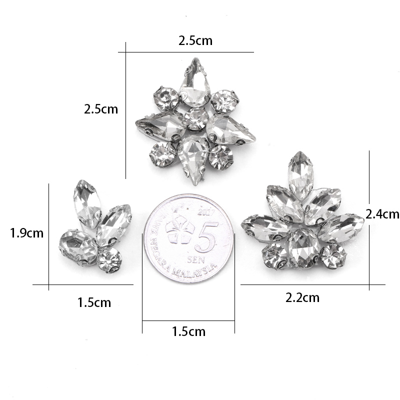 QIAO Glitter Rhinestones Ornam - Hotfix Rhinestone Sheet ulasan dan harga