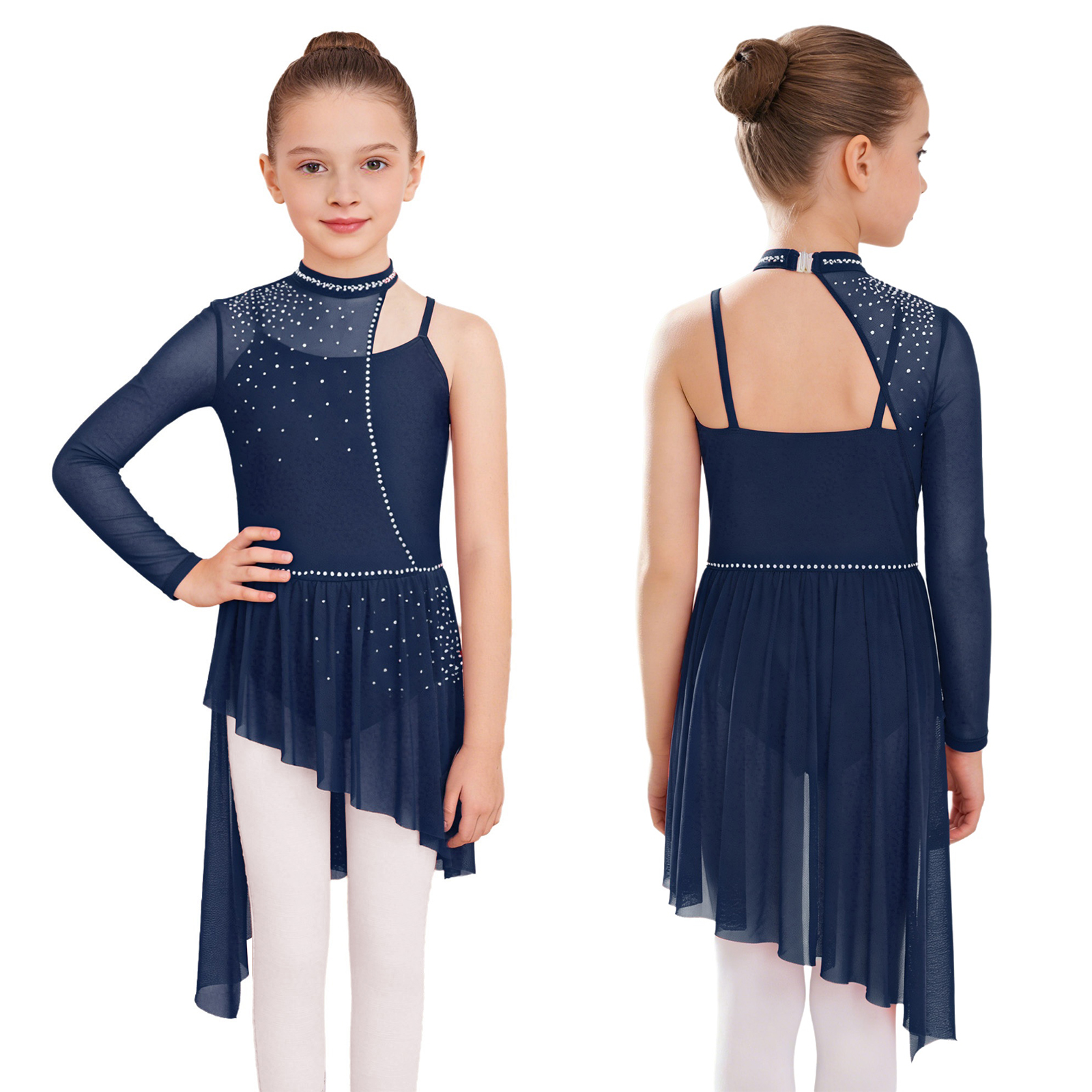 Kids Girls Modern Lyrical Danc - Rhinestone Banding Trim ulasan dan harga
