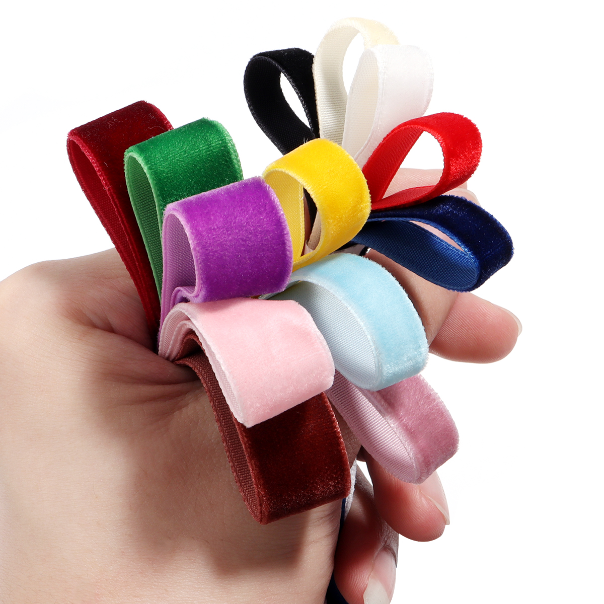 (10Yards/roll) Velvet Ribbon C - Velvet Ribbon Roll ulasan dan harga