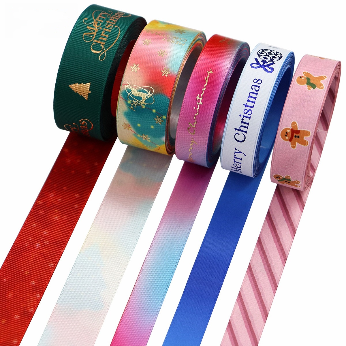 Christmas Ribbon Printed Handm - Velvet Ribbon Roll ulasan dan harga