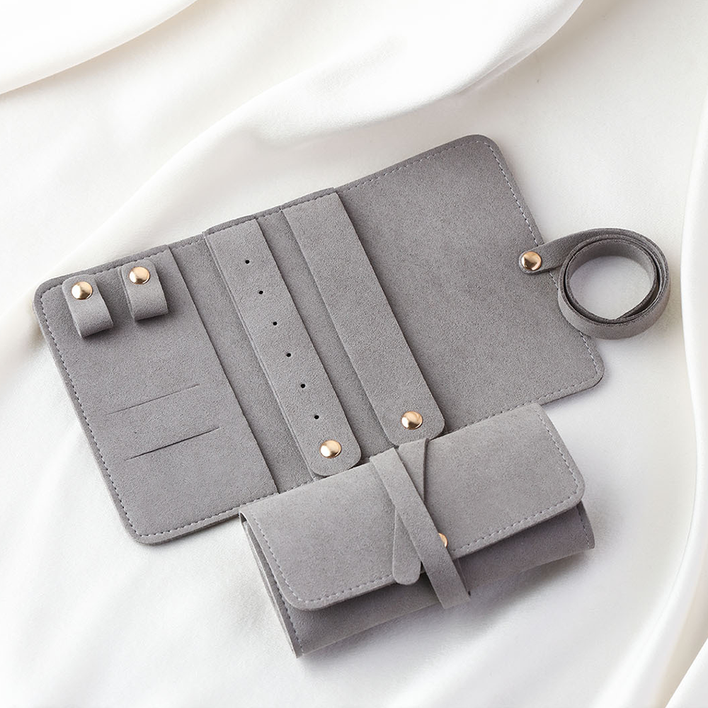Travel Portable Jewelry Organi - Velvet Ribbon Roll ulasan dan harga