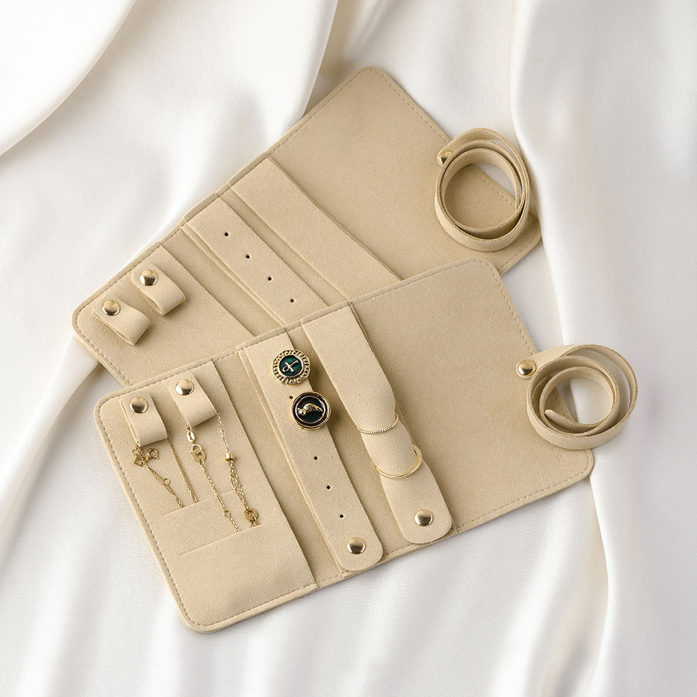 Travel Portable Jewelry Organi - Velvet Ribbon Roll ulasan dan harga