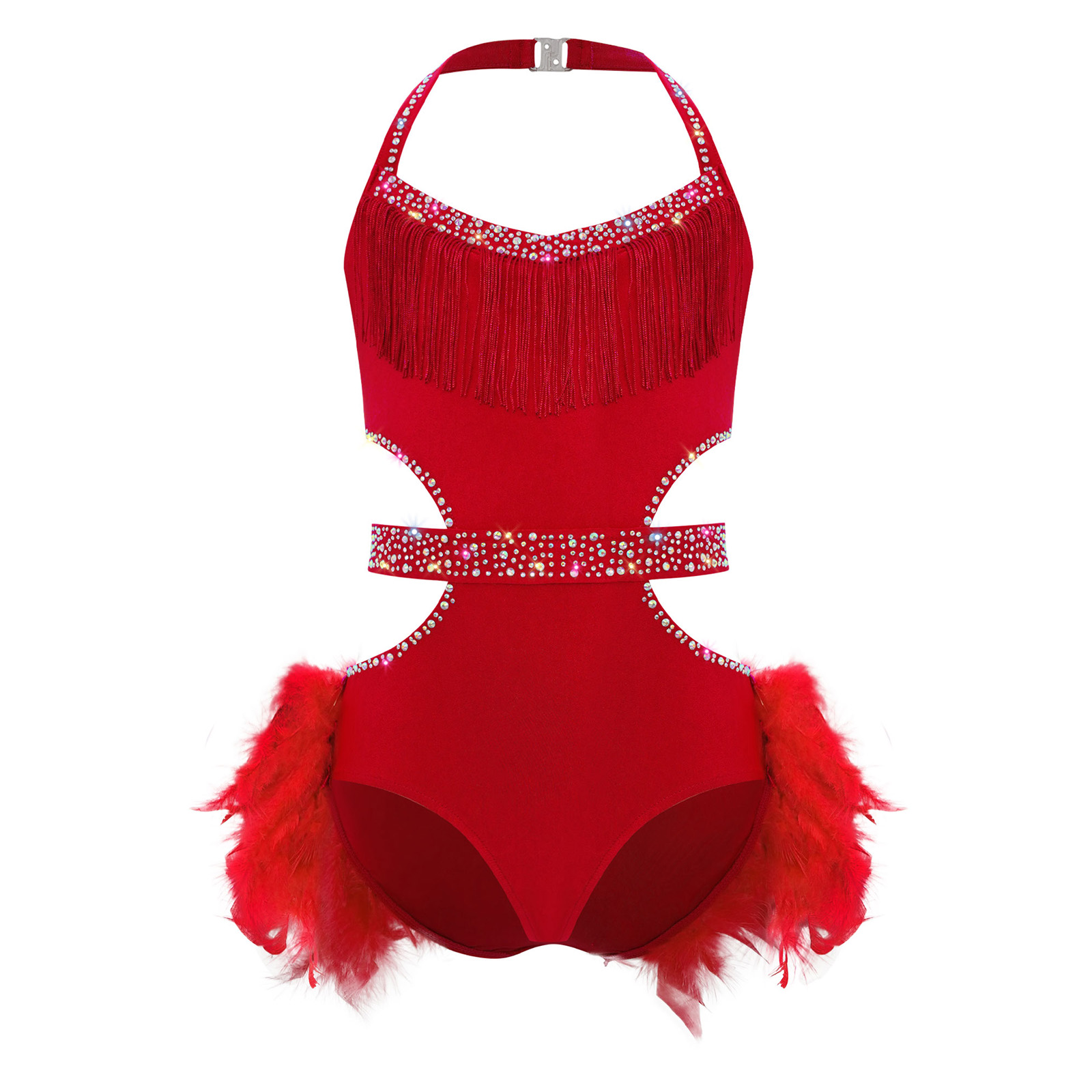 Kids Girls Latin Jazz Dance Co - Rhinestone Banding Trim ulasan dan harga