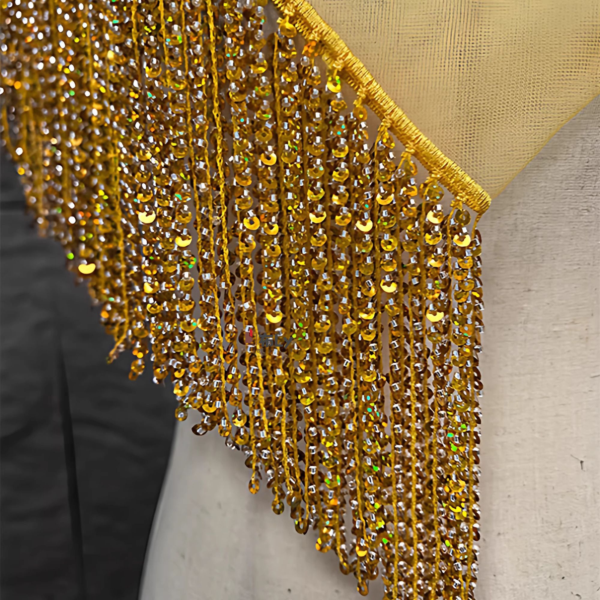 15cm Beaded Sequin Tassel Frin - Tassel Fringe Trim ulasan dan harga