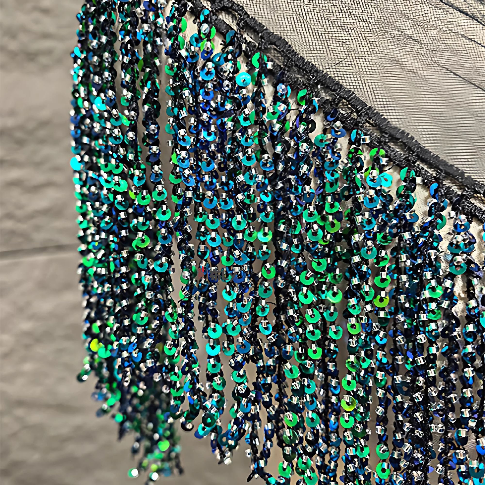 15cm Beaded Sequin Tassel Frin - Tassel Fringe Trim ulasan dan harga