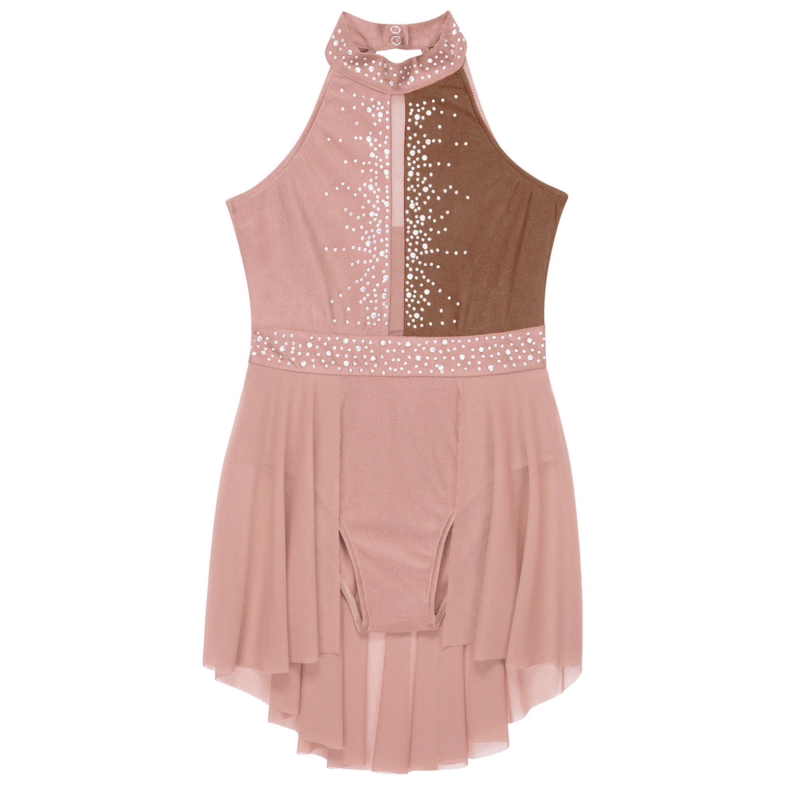 Kids Girls Ballet Lyrical Danc - Rhinestone Banding Trim ulasan dan harga