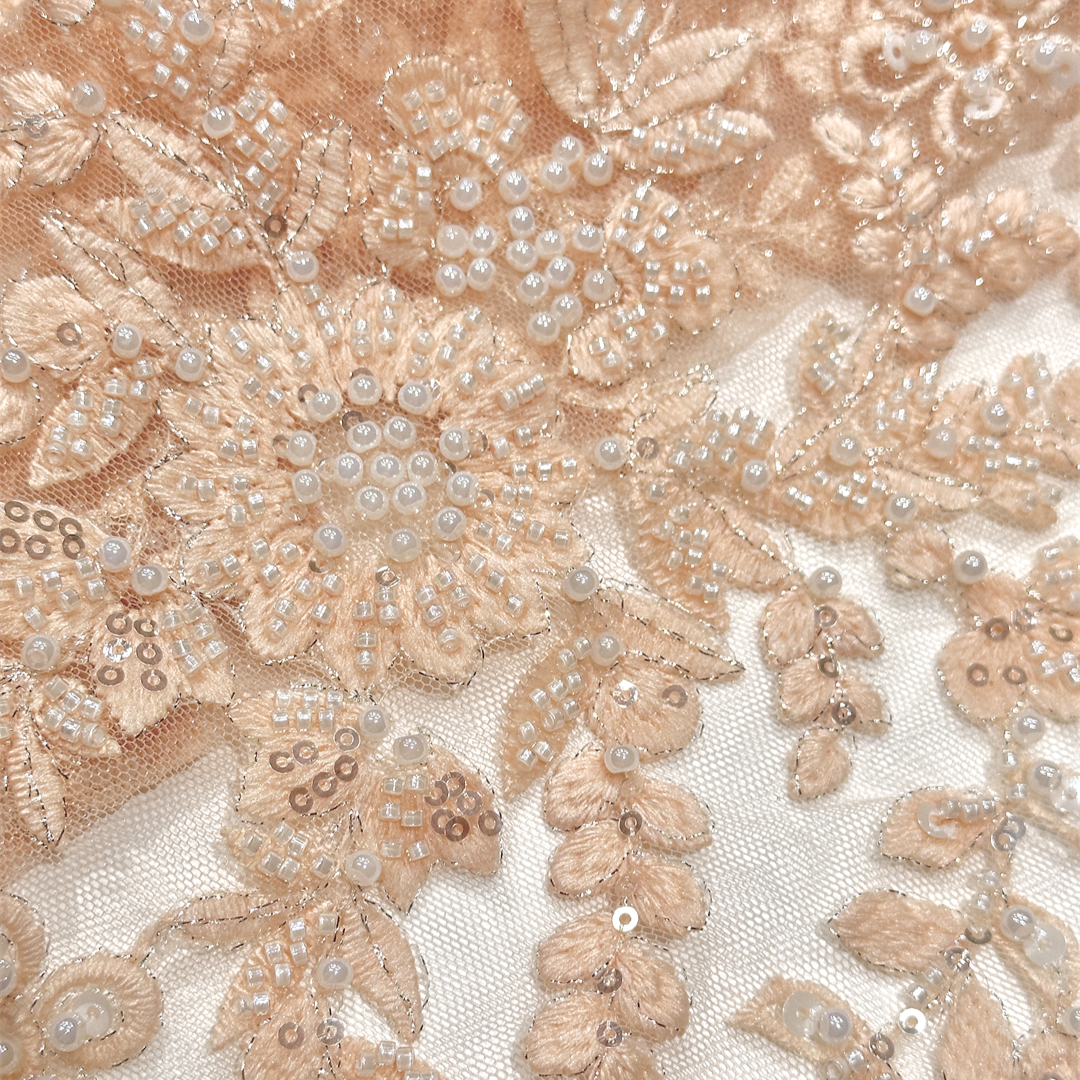 Newest tulle fabric Sequin Bea - Crystal Mesh Fabric ulasan dan harga
