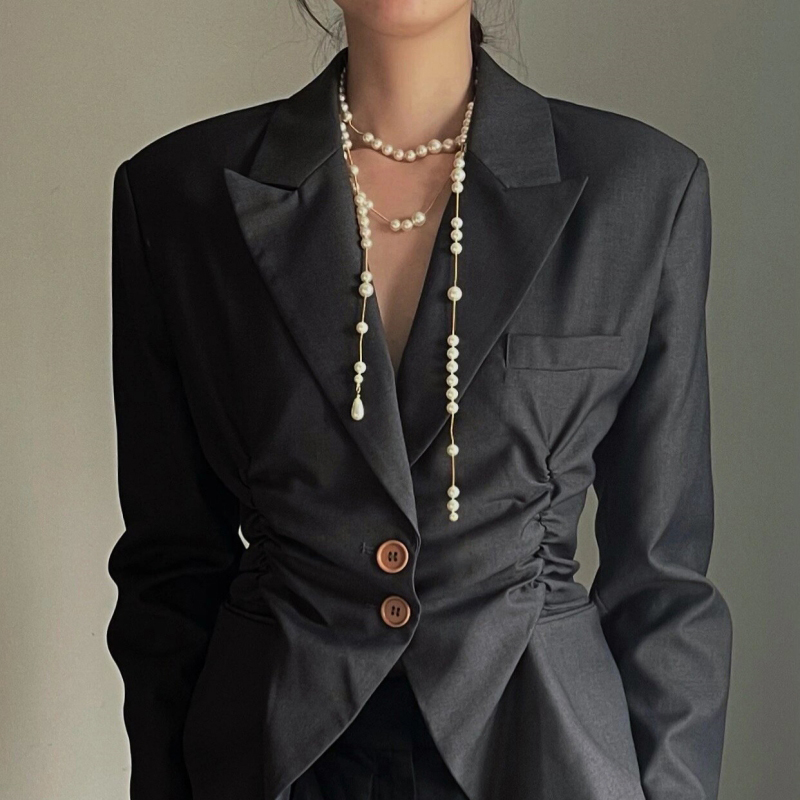 Hot Europe Designer Pearl Gold - Pearl Trim Chain ulasan dan harga