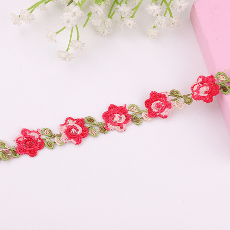 1/3/5Y Colorful Plum Bossom Fl - Lace Ribbon Trim ulasan dan harga