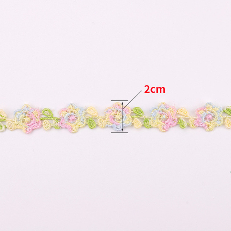 1/3/5Y Colorful Plum Bossom Fl - Lace Ribbon Trim ulasan dan harga
