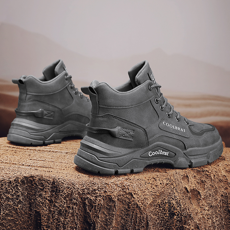 Men High Top Chunky Platform W - Guipure Lace Panel ulasan dan harga
