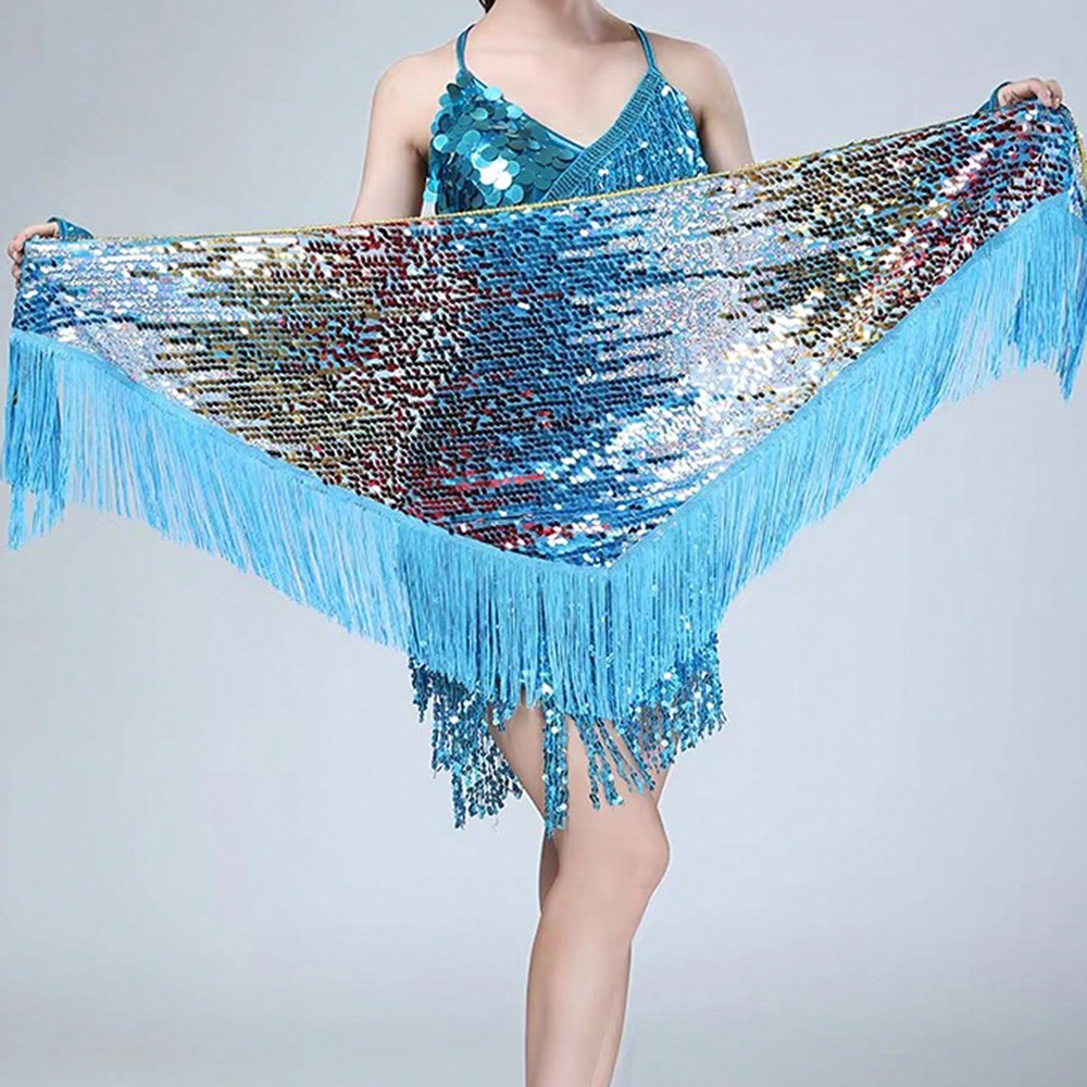 Women's Sequins Belly Dance Hi - Tassel Fringe Trim ulasan dan harga