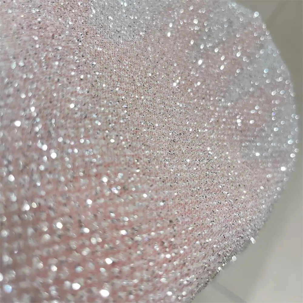 Superdensity-Silver Glitter Ne - Crystal Mesh Fabric ulasan dan harga